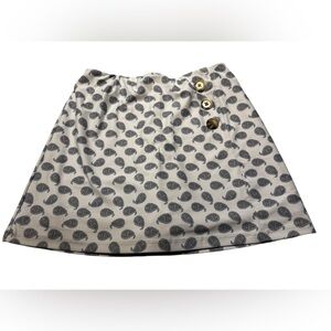 Smith & Quinn Paisley Skort Size S Side Button Detail- Pocket lightweight EUC